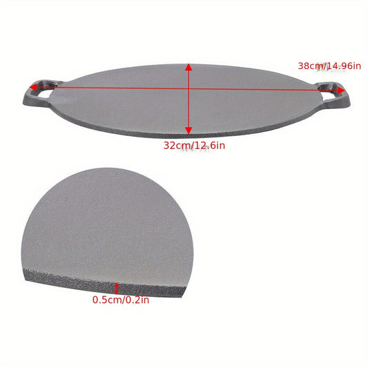 Cast Iron BBQ Grill Plate for Outdoor Camping