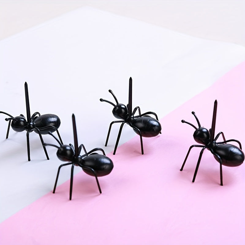 Party Decoration Ant Toothpick Dessert Forks Set