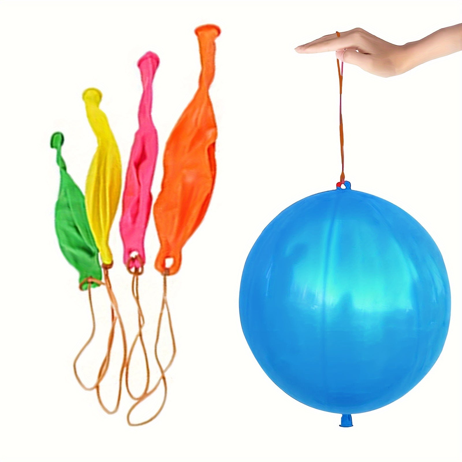 36pcs Punching Balloon Assorted Heavy Duty Party Favors Bounce Balloons