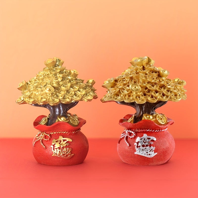 Money Bag Home Decoration Fortune Tree Cake Decoration