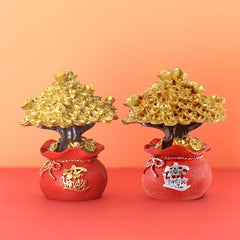 Money Bag Home Decoration Fortune Tree Cake Decoration