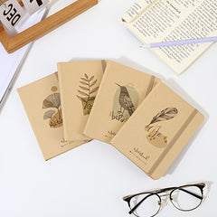 A5 Brown Paper Hardcover Journal with Lined Pages