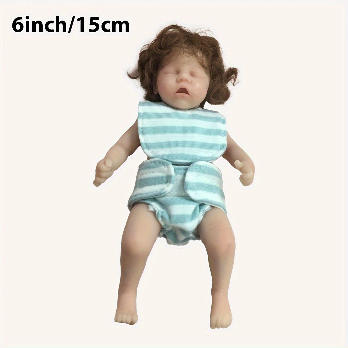 15%22 Mini Silicone Reborn Doll Girl