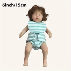15%22 Mini Silicone Reborn Doll Girl