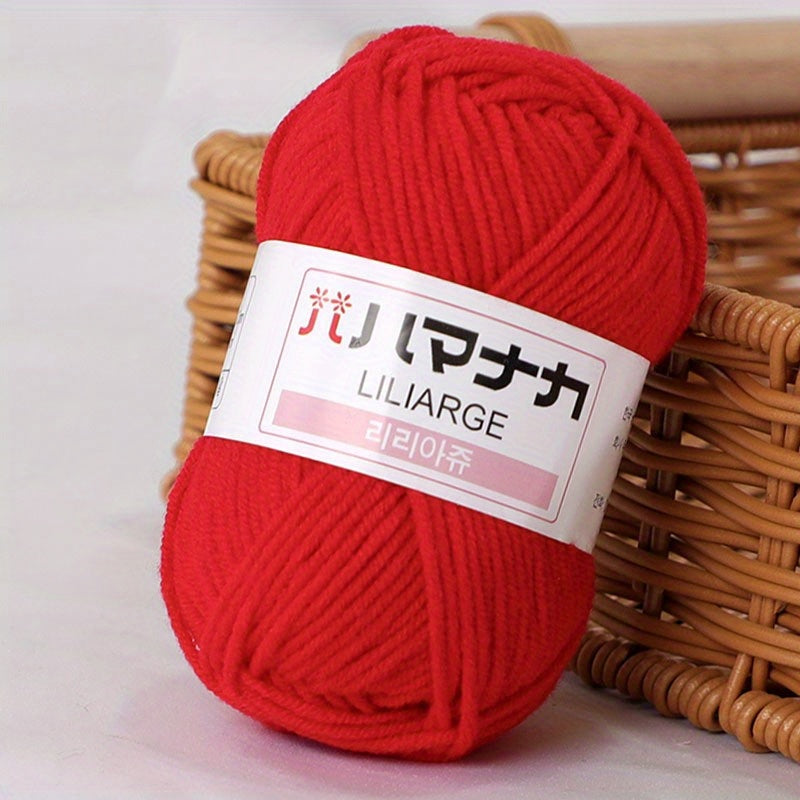 Soft Crochet Yarn Worsted Acrylic DIY Blanket Sweater Hat Scarf