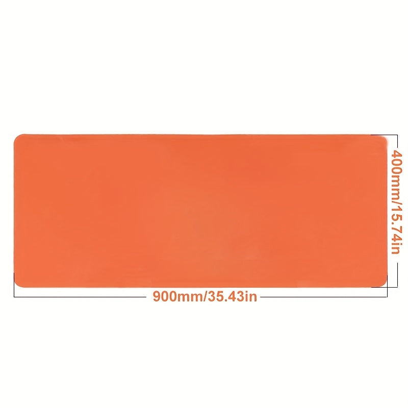 Faux Leather Desk Pad Protector Mouse Pad Waterproof Desk Writing Pad