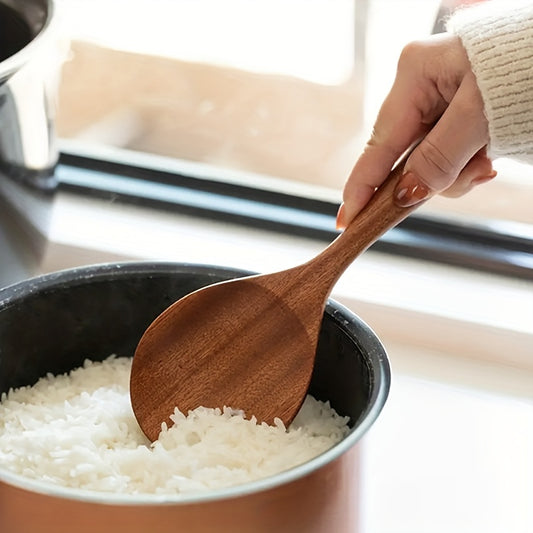 Cork Soup Spoon Wooden Shovel Non-stick Pot Rice Spoon