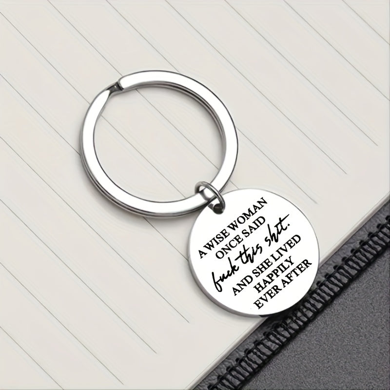 Unisex Stainless Steel Keychain Mother's Gift