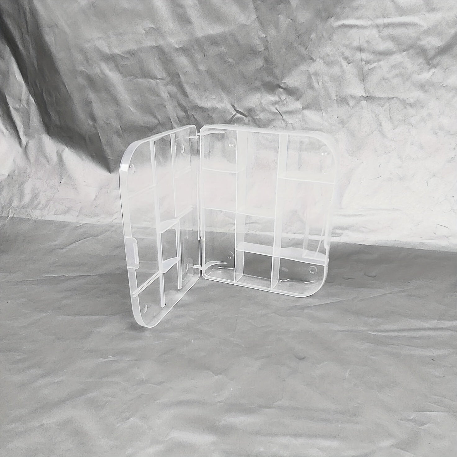 Clear Plastic Jewelry Storage Box Portable Dustproof DIY Diamond Painting Access