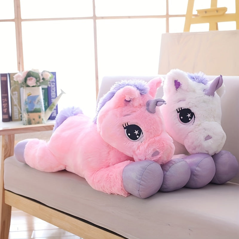 110cm Unicorn Plush Toy Soft Rainbow Stuffed Animal
