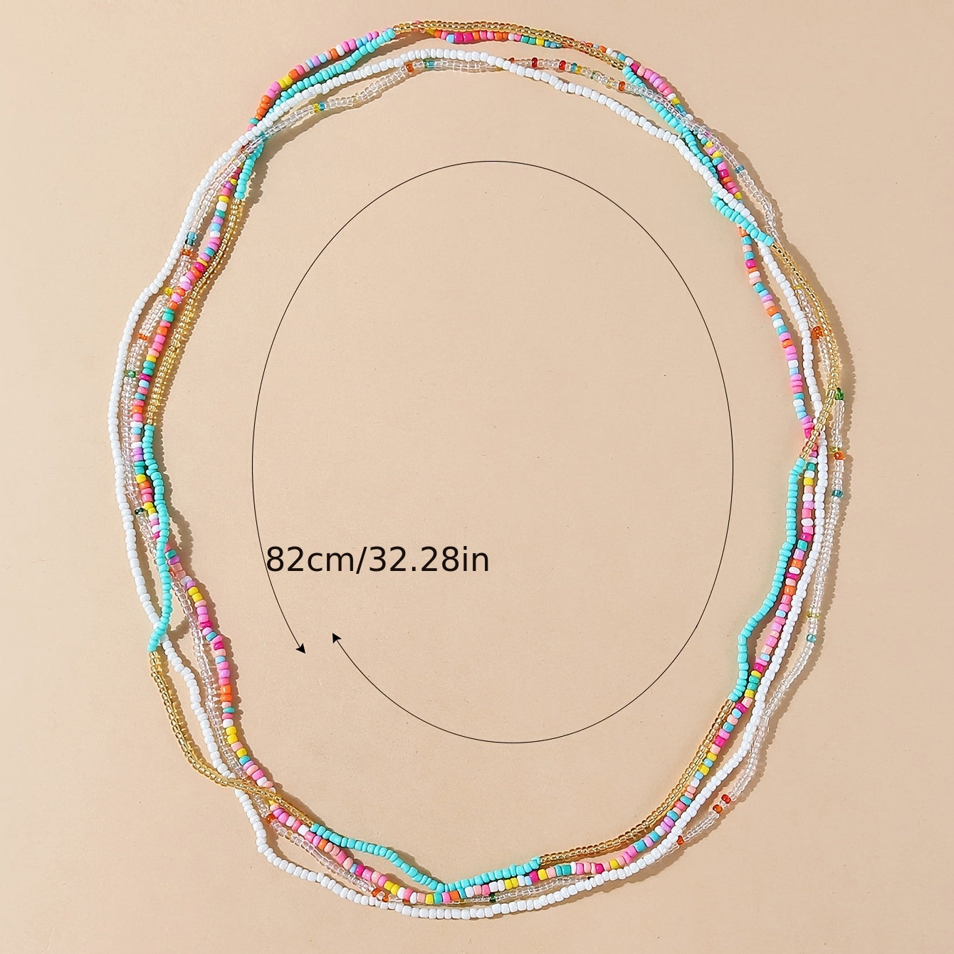 Boho Stretch Long Rice Bead Wrap Bracelets