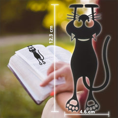 Creative Hollow Kitten Acrylic Bookmark