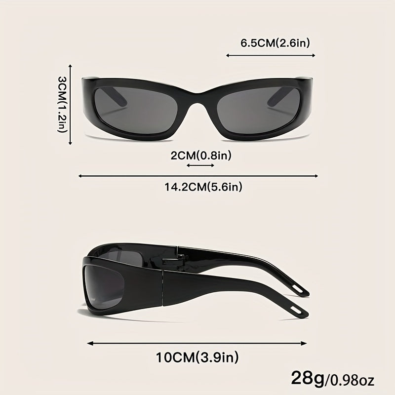 Y2K Wrap-Around Sports Sunglasses UV400