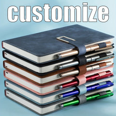 Personalized A5 Notebook with Name and Phone Number, Soft Cover