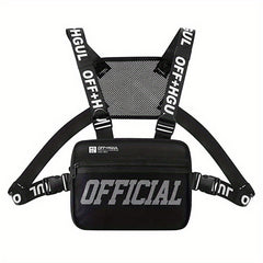 Men's Hip Hop Chest Bag Tactical Chest Rig Vest Bags