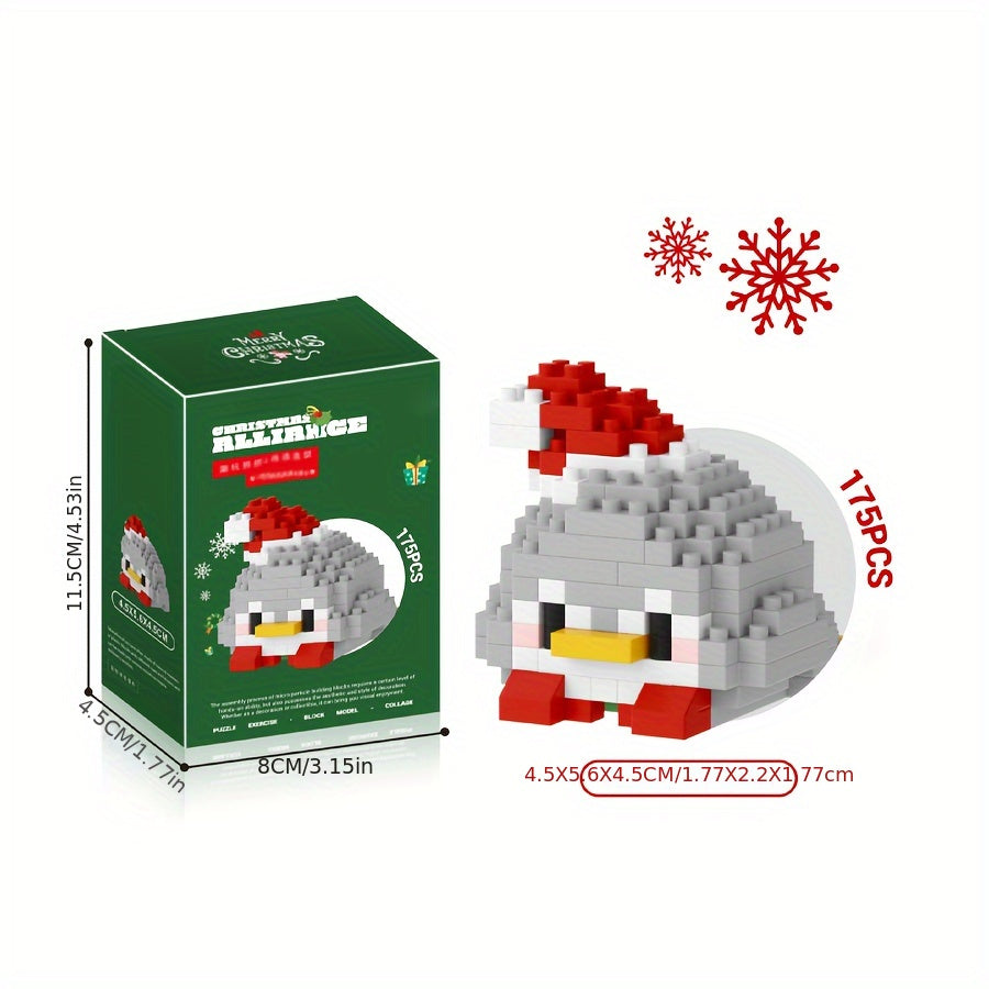 DIY Christmas Hanging Lanterns Mini Building Blocks Ornament Set