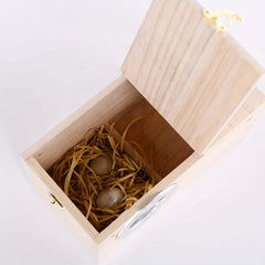 Solid Wood Parrot Breeding Box Spacious Nesting Cage
