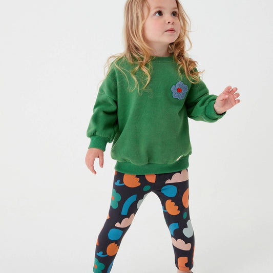 Toddler Girl's Floral 2pcs Sweatshirt & Leggings Set Casual Outfits
