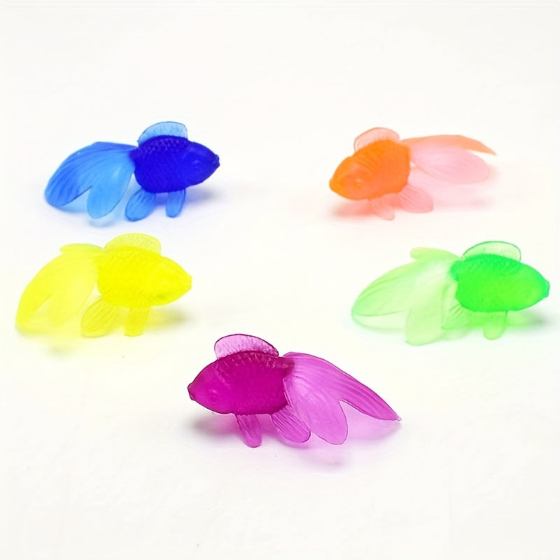 10pcs Colorful Goldfish Model Toy Gift Decoration