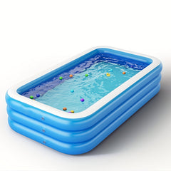 Inflatable Swimming Pool 2 6 Meters Three layer Single layer Bottom Square
