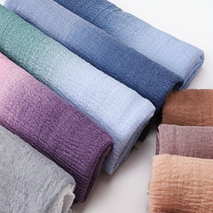 Gradient Linen Turban Scarf for Women
