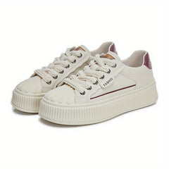 Women's Thick Bottom Skate Shoes Lace Up Sport Shoes