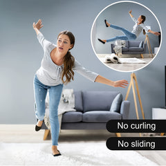 4pcs Non-Slip Carpet Stickers for Rugs 12.5in Prevent Moving Edges