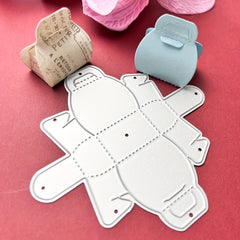 Mini Box Die Cuts Cutting Die Stencil Embossing Stencil DIY Crafts Making