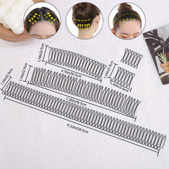 5pcs Retro Hair Side Clip Plastic Hair Fixed Comb Women Hair Clip
