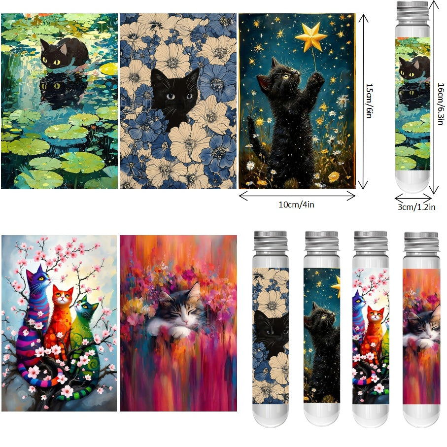 750pcs Test Tube Puzzle Jigsaw Cats Series Home Decor