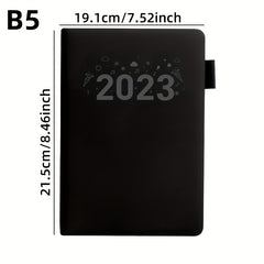 B5 Extra Thick 360 Pages Leather Business Notepad