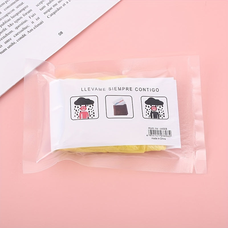 Waterproof Disposable Raincoat for Outdoor Hiking Camping