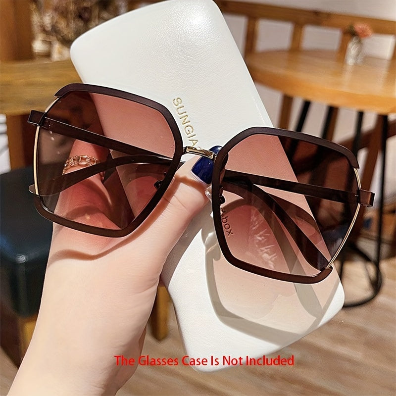 Large Butterfly Sunglasses UV400 Gradient Shades for Driving Beach Travel