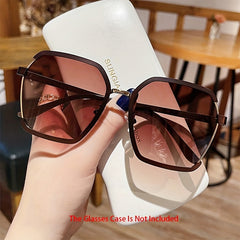 Large Butterfly Sunglasses UV400 Gradient Shades for Driving Beach Travel
