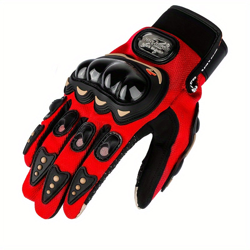 Summer Motorcycle Gloves Hard Knuckle Touchscreen