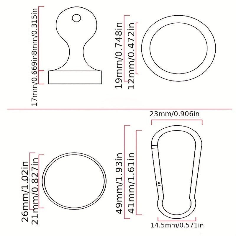 1pc Magnetic Fast Hanging Buckle for Outdoor Fishing