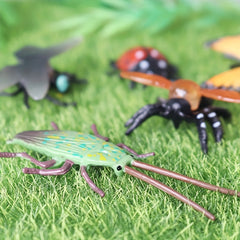 24pcs Insect Model Set Butterfly Bee Praying Mantis Dragonfly Spider