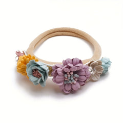 Flowers Headband Hair Accessories for Baby Girls