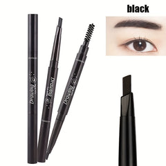 Double Ended Eyebrow Pencil Triangular Tip Easy Applying Eyebrow Shaping Pen
