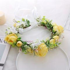 Children's Flower Wreath Hair Accessory for Wedding Party