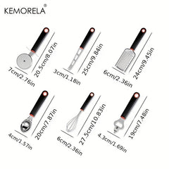 9pcs Stainless Steel Cooking Tool Sets for Home Kitchen