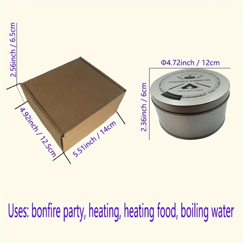 Portable Campfire Mini Emergency Fire Table Candle