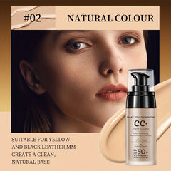 UV Protection Brightening CC Cream Foundation Natural Waterproof