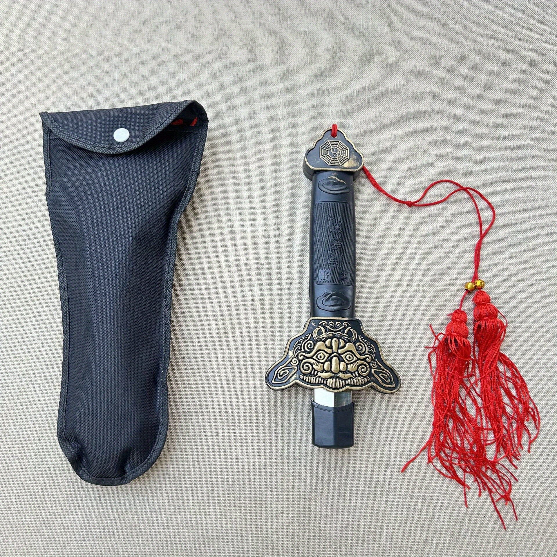 Stainless Steel Folding Sword with Blade Pattern