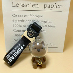 Creative Space Law Fighting Dog Key Chain For Men