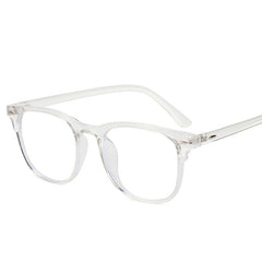 Multicolor Women's Transparent Glasses Frame Light Blocking Glasses