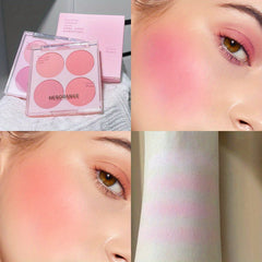 Sweet Four Blush Brightening Natural Nude Makeup Correcting Palette Matte Blush