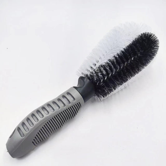 Car Wheel Brush Cleaning Brush Car Tire Brush With Steel Ring