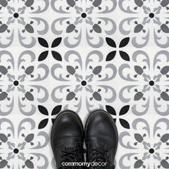 10pcs Peel And Stick Vinyl Floor Tile Sticker - Waterproof & Heat Resistant