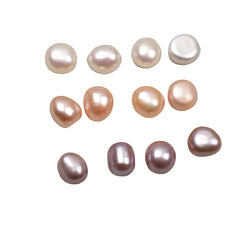 2pcs 7 8mm Freshwater Baroque Non-Porous Pearls DIY Accessories